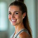 Portrait of Elara Vance, a VitaSprout Wellness fitness trainer.